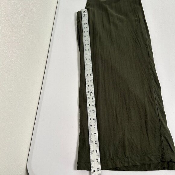 Earthbound Trading Jumpsuit Womens Size L Green Short Sleeve V Neck Pockets Boho - Picture 14 of 16